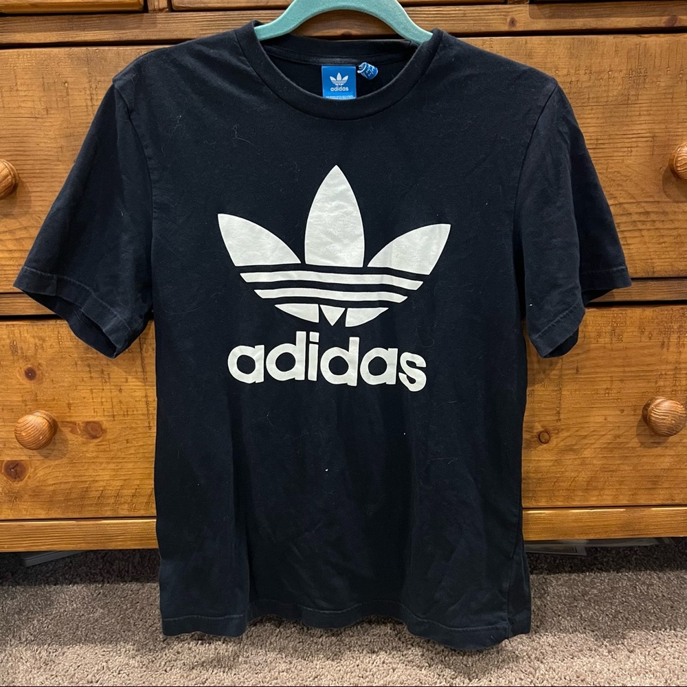 Dark Navy blue Adidas short sleeve shirt